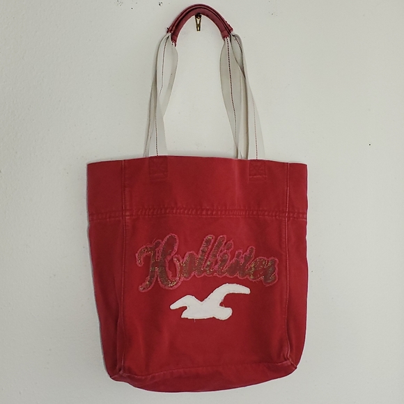 Hollister Handbags - HOLLISTER Canvas Tote Bag
